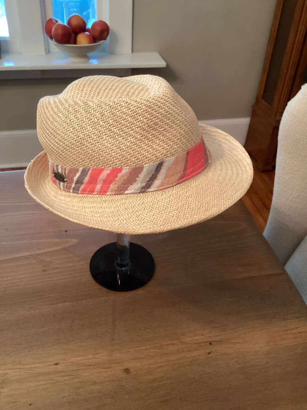 PANAMA JACK STRAW FEDORA SUN HAT. ONE SIZE